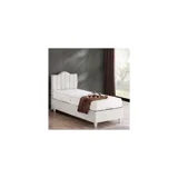 Cesur Trend 90x200 cm Başlıklı Yataklı Sandıklı Tek Kişilik Baza Seti Beyaz