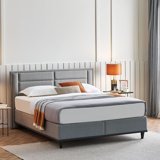 Yataş Fresh Sense 90x190 cm Başlıklı Yataklı Sandıklı Tek Kişilik Baza Seti Gri