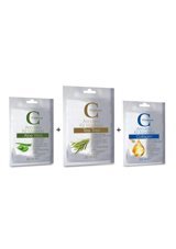 Claderm Tea Tree-Collagen Killi Aloe Veralı Krem Yüz Maskesi 3x20 ml