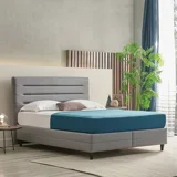 Yataş Supreme Pedic 120x200 cm Başlıklı Yataklı Sandıklı Tek Kişilik Baza Seti Mavi