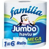 Familia Jumbo 3 KatlıTekli Rulo Kağıt Havlu