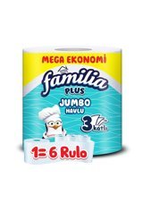 Familia Jumbo Plus 3 Katlı 6'lı Rulo Kağıt Havlu