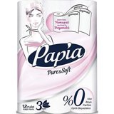 Papia Pure & Soft 3 Katlı 12'li Rulo Kağıt Havlu