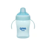 Wee Baby 775 Akıtmaz Kulplu 6+ Ay 240 ml Alıştırma Bardağı Mavi