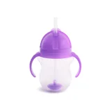 Munchkin Pipetli Akıtmaz Kulplu 6+ Ay 207 ml Alıştırma Bardağı Mor