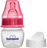 Bambino T081 Kulpsuz 0+ Ay 30 ml Alıştırma Bardağı Kırmızı