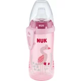 Nuk Pipetli Akıtmaz Kulpsuz 12+ Ay 300 ml Alıştırma Bardağı Pembe