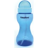 Baby Time Pipetli Akıtmaz Kulpsuz 250 ml Alıştırma Bardağı Mavi