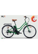 RKS MJ1 250 W 45 Km Menzil 7 Vites Elektrikli Şehir / Tur Bisiklet Yeşil