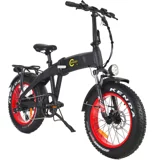 Citycoco Fatbike 250 W 25 Km Menzil 7 Vites Elektrikli Şehir / Tur Bisiklet Siyah Turuncu