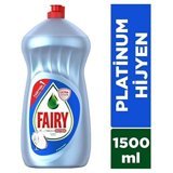 Fairy Platinum Hijyen Limon Kokulu Sıvı El Bulaşık Deterjanı 1.5 lt