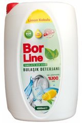 Bor Line Bor Katkılı Limon Kokulu Sıvı El Bulaşık Deterjanı 4 lt