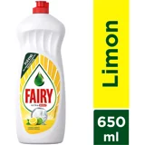 Fairy Ultra hızlı Limon Kokulu Sıvı El Bulaşık Deterjanı 650 ml