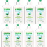 Clean Green Portakal Yağı Kokulu Organik Sıvı El Bulaşık Deterjanı 8x730 ml