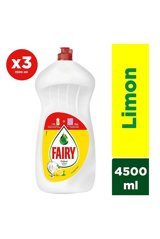 Fairy Orijinal Limon Kokulu Sıvı El Bulaşık Deterjanı 3x1.5 lt