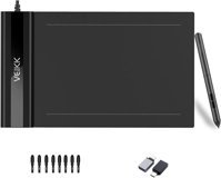 Veikk VK640 7.2 inç Ekranlı Kalemli Kablolu Grafik Tablet Siyah