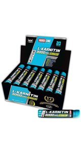 Hardline Nutrition Matrix Limon Aromalı L-Karnitin 20 Shot