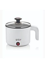 Sinbo Sco-5043 400 W Plastik 1 lt Hazneli Çok Amaçlı Buharlı Pişirici Beyaz