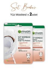Garnier Süt Bombası Hindistan Cevizi Kağıt Yüz Maskesi 2x28 gr