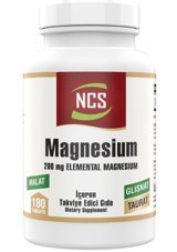Ncs Magnesium Bisglisinat Malat Taurat Yetişkin Mineral 180 Adet