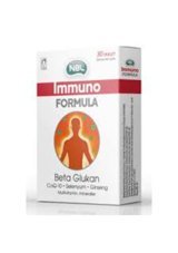 Nbl Immuno Formula Beta Glukan Yetişkin Mineral 30 Adet