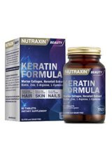 Nutraxin Keratin Formula Bitkisel Yetişkin Mineral 60 Adet