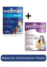 Vitabiotics Wellman Original-Wellteen Her Yetişkin 25+29 Adet