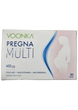 Voonka Pregna Multi Yetişkin Mineral 30 Adet