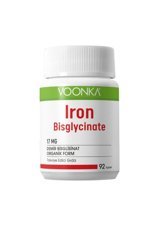 Voonka Iron Bisglycinate Yetişkin Mineral 92 Adet