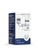 Orzax Capillus Men Yetişkin Mineral 60 Adet