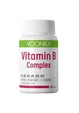 Voonka Vitamin B Complex Yetişkin 62 Adet