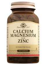 Solgar Calcium Magnesium Plus Zinc Yetişkin Mineral 100 Adet