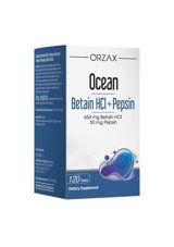 Ocean Betain Hcl Pepsin Nane Yetişkin Mineral 120 Adet