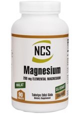 Ncs Magnesium Malat Glisinat Yetişkin Mineral 90 Adet