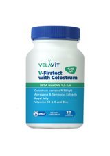 Velavit V-Firstect With Colostrum Karamürverli Yetişkin Mineral 30 Adet