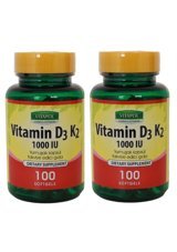 Vitapol Vitamin D3 K2 Yetişkin 2x100 Adet