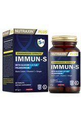 Nutraxin Immun S Afrika Sardunyası Çörek Otu Zencefil Yetişkin Mineral 60 Adet