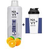 Navy Plus Nutrition Portakal Aromalı L-Karnitin 1000 ml Sıvı + Shaker