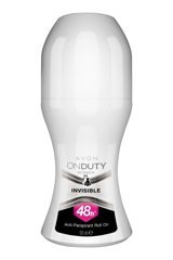 Avon On Duty Invisible Pudralı Ter Önleyici Antiperspirant Roll-On Kadın Deodorant 50 ml