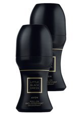 Avon Little Black Dress Pudralı Ter Önleyici Antiperspirant Roll-On Kadın Deodorant 2x50 ml