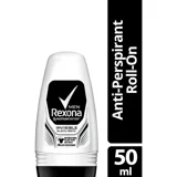 Rexona Invisible Black And White Pudralı Ter Önleyici Antiperspirant Roll-On Erkek 50 ml