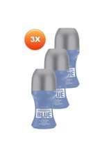Avon Individual Blue Pudralı Ter Önleyici Antiperspirant Roll-On Erkek 3x50 ml
