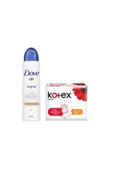 Dove Original Pudrasız Ter Önleyici Antiperspirant Sprey Kadın 2x150 ml