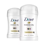 Dove Invisible Dry Pudrasız Ter Önleyici Antiperspirant Stick Kadın 2x40 ml
