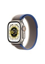 Apple Watch Ultra Apple Uyumlu WatchOS Su Geçirmez 44 mm Elastomer Kordon Kulaklıklı Kare Sim Kartlı Akıllı Saat Gri
