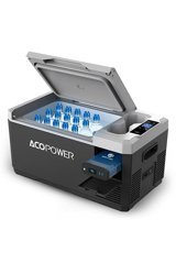 Acopower Vx18 12-24 V 18 lt Çakmaklıklı Kompresörlü Araç Buzdolabı + Powerbank + Le