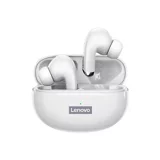 Lenovo Lp5 TWS Su Geçirmez Tek Mikrofonlu Bluetooth 5.0 Silikonsuz Gürültü Önleyici Kablosuz Kulak İçi Bluetooth Kulaklık Beyaz