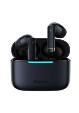 Baseus Bowie E9 TWS Su Geçirmez Tek Mikrofonlu Bluetooth 5.3 Silikonsuz Gürültü Önleyici Kablosuz Kulak İçi Bluetooth Kulaklık Siyah