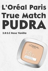 L'Oréal Paris True Match Rose Vanilla Tüm Ciltler İçin Yağsız Mat Kompakt Pudra Açık