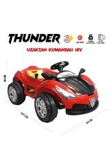 Uj Toys Thunder 12 V Üstü Açık Tek Kişilik Akülü Araba Kırmızı